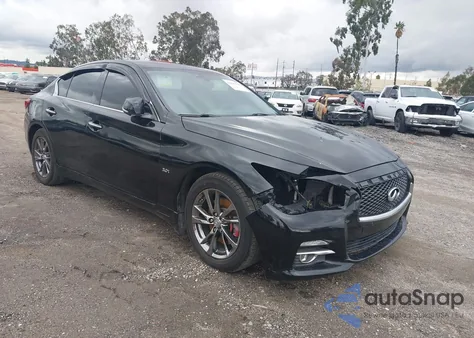 2017 Infiniti Q50 3.0T Signature Edition из США, поврежденный, VIN JN1EV7AR4HM841341